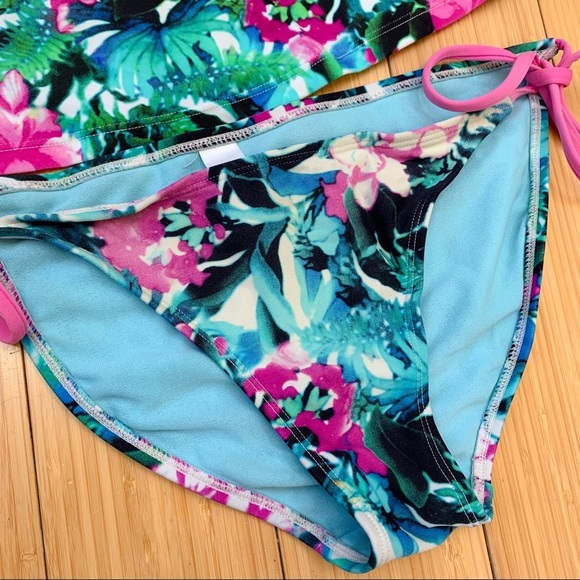 Athleta Tropical Hibiscus Tankini Set, S. - Picture 3 of 6